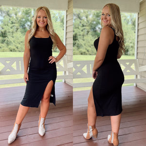 “GNO” Black Dress