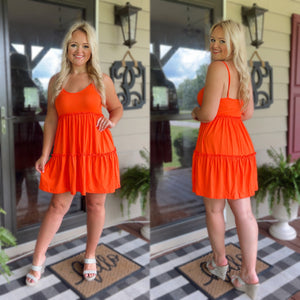 “Orange you a doll” Dress