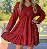 Rustic Tiered Dress