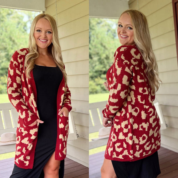 “Cozy Leopard Cardigan”