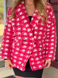 Legally Pink Checkered Coat