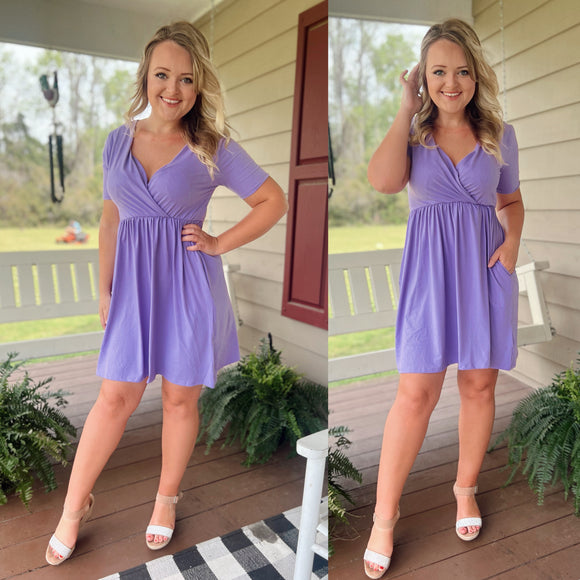 Lavender Spring Dress