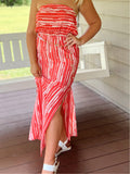“Dazzled in Coral” Dress