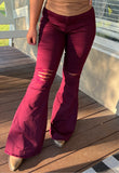 Burgundy Flares